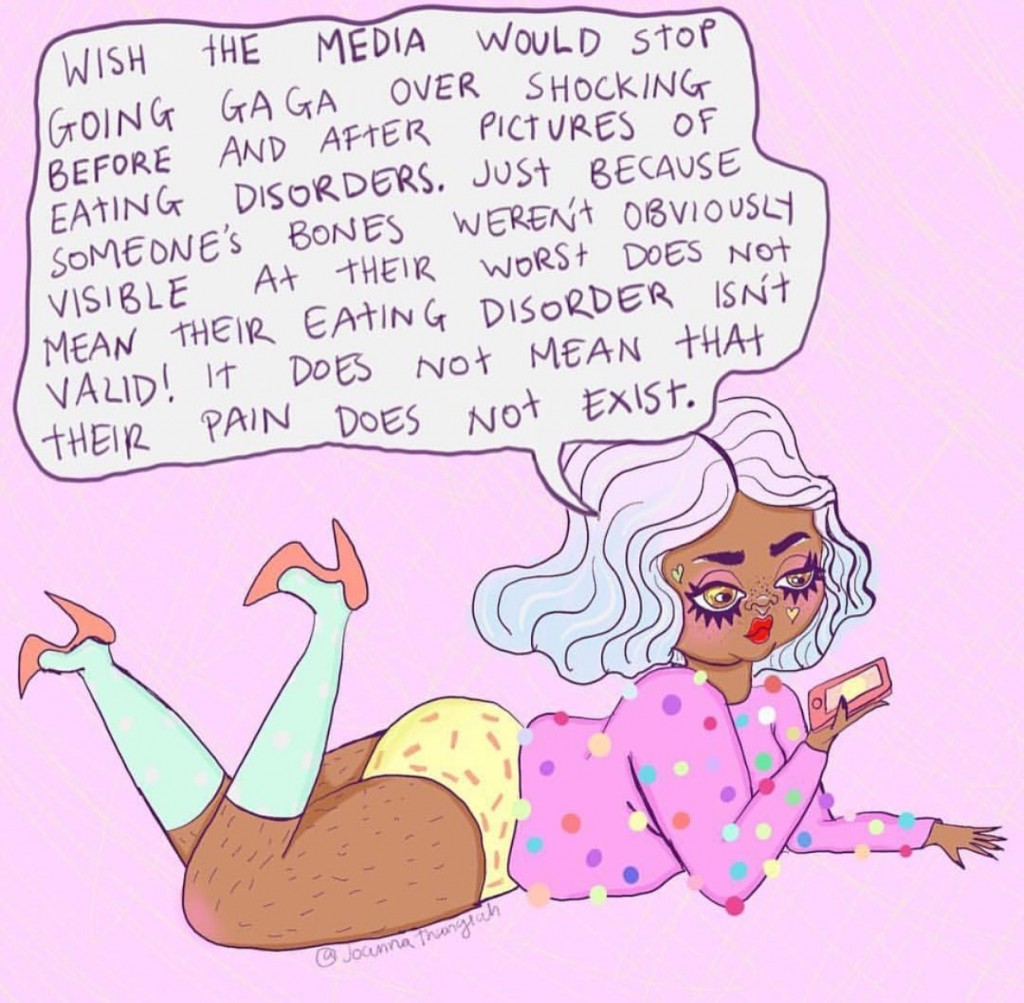 Your Eating Disorder is Valid Regardless of Stick Thin Media Portrayals