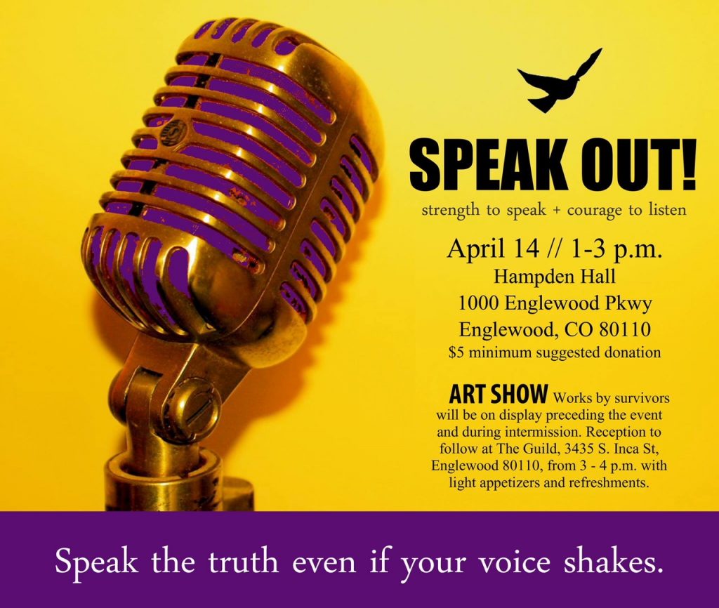 Childhood Sexual Assault Survivors Tell Their Stories at "Speak Out!"